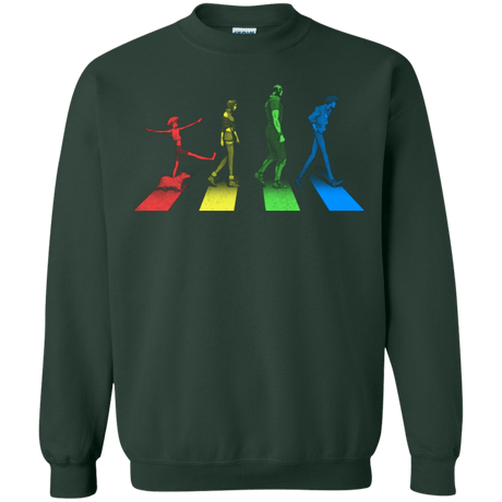 Sweatshirts Forest Green / Small Stray Dog Strut Crewneck Sweatshirt