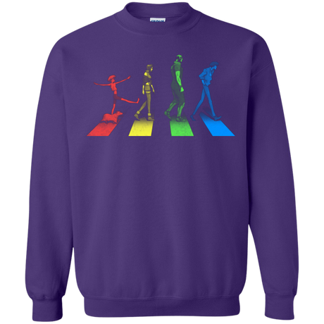 Sweatshirts Purple / Small Stray Dog Strut Crewneck Sweatshirt