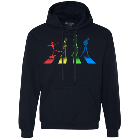 Sweatshirts Navy / Small Stray Dog Strut Premium Fleece Hoodie