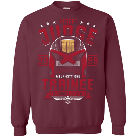 Sweatshirts Maroon / Small Street Judge Crewneck Sweatshirt