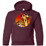 Sweatshirts Maroon / YS Street Pals Youth Hoodie