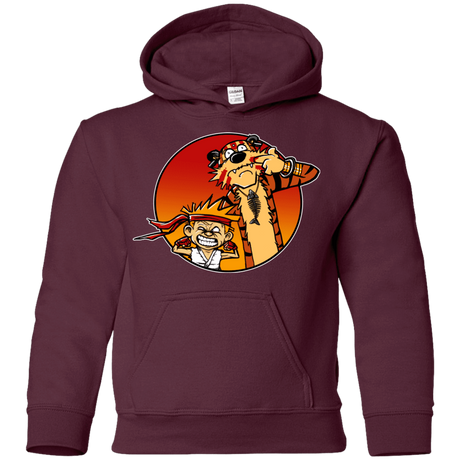 Sweatshirts Maroon / YS Street Pals Youth Hoodie