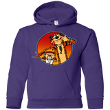 Sweatshirts Purple / YS Street Pals Youth Hoodie