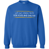 Sweatshirts Royal / Small Stress Testing For Food And Shelter Crewneck Sweatshirt