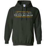Sweatshirts Forest Green / Small Stress Testing For Food And Shelter Pullover Hoodie