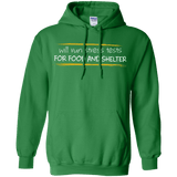 Sweatshirts Irish Green / Small Stress Testing For Food And Shelter Pullover Hoodie