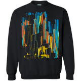 Sweatshirts Black / S Stripey City Crewneck Sweatshirt
