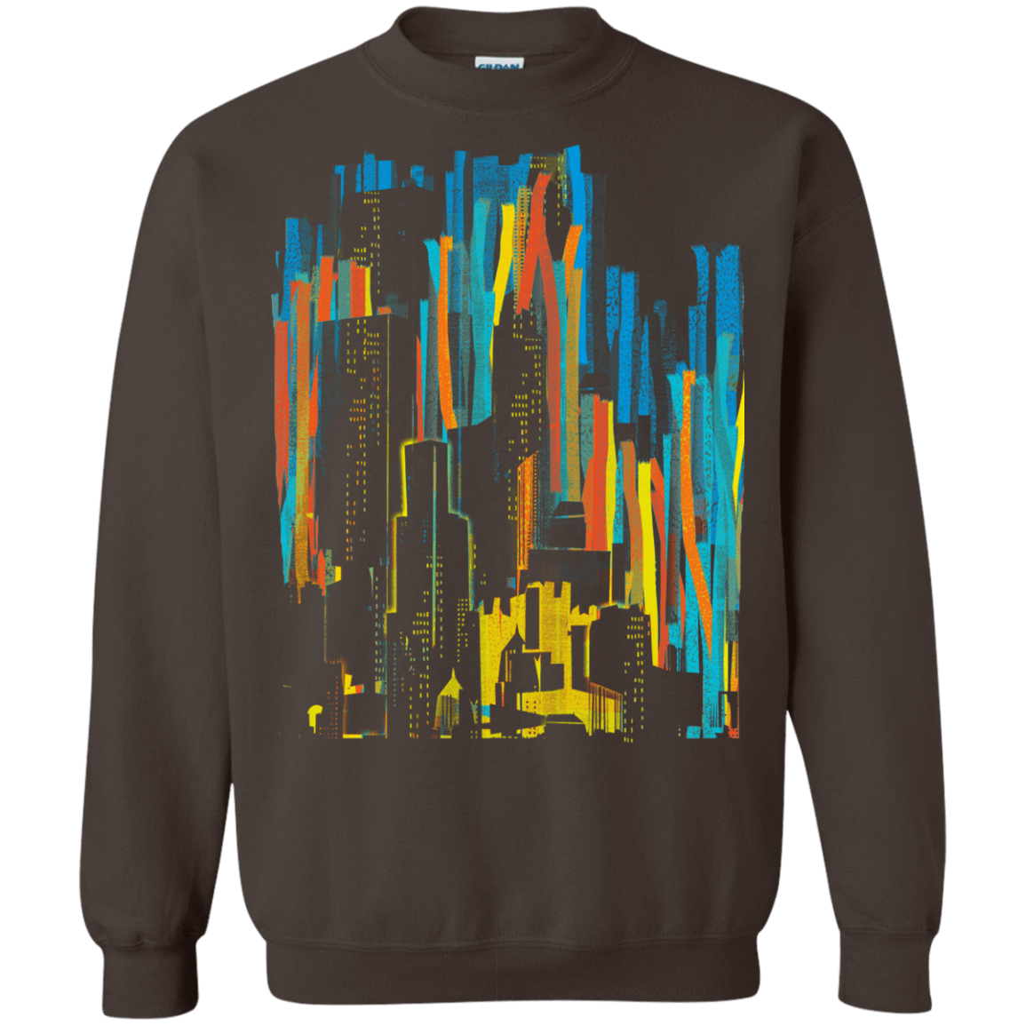 Sweatshirts Dark Chocolate / S Stripey City Crewneck Sweatshirt