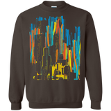 Sweatshirts Dark Chocolate / S Stripey City Crewneck Sweatshirt