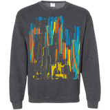 Sweatshirts Dark Heather / S Stripey City Crewneck Sweatshirt