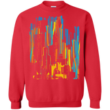 Sweatshirts Red / S Stripey City Crewneck Sweatshirt