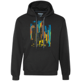 Sweatshirts Black / S Stripey City Premium Fleece Hoodie