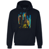 Sweatshirts Navy / S Stripey City Premium Fleece Hoodie