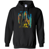 Sweatshirts Black / S Stripey City Pullover Hoodie