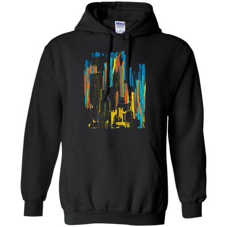 Sweatshirts Black / S Stripey City Pullover Hoodie