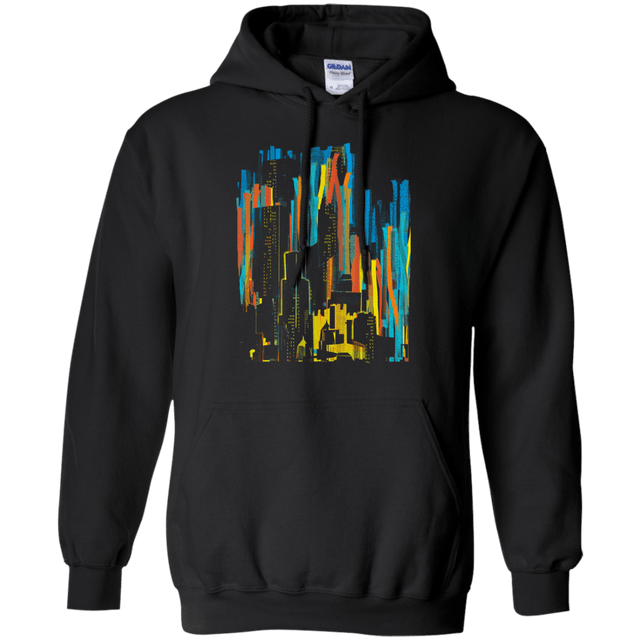 Sweatshirts Black / S Stripey City Pullover Hoodie
