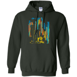 Sweatshirts Forest Green / S Stripey City Pullover Hoodie