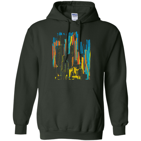 Sweatshirts Forest Green / S Stripey City Pullover Hoodie