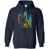 Sweatshirts Navy / S Stripey City Pullover Hoodie