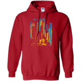 Sweatshirts Red / S Stripey City Pullover Hoodie