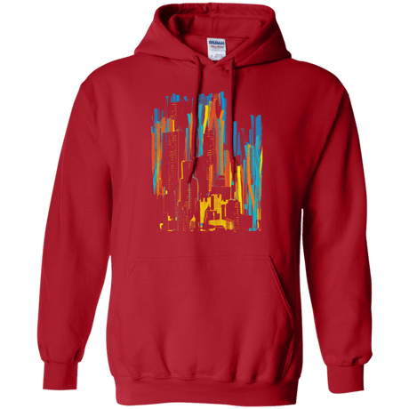 Sweatshirts Red / S Stripey City Pullover Hoodie