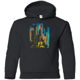 Sweatshirts Black / YS Stripey City Youth Hoodie