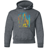Sweatshirts Dark Heather / YS Stripey City Youth Hoodie