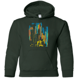 Sweatshirts Forest Green / YS Stripey City Youth Hoodie