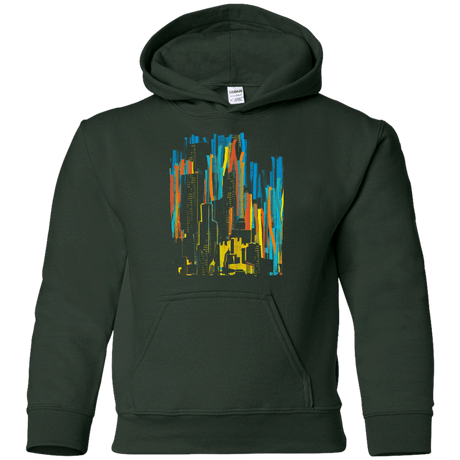 Sweatshirts Forest Green / YS Stripey City Youth Hoodie