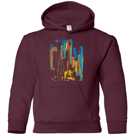 Sweatshirts Maroon / YS Stripey City Youth Hoodie