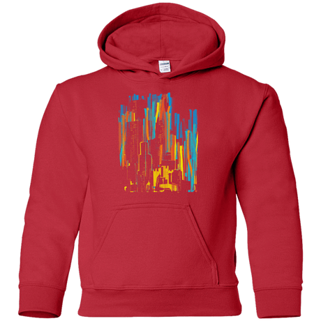 Sweatshirts Red / YS Stripey City Youth Hoodie