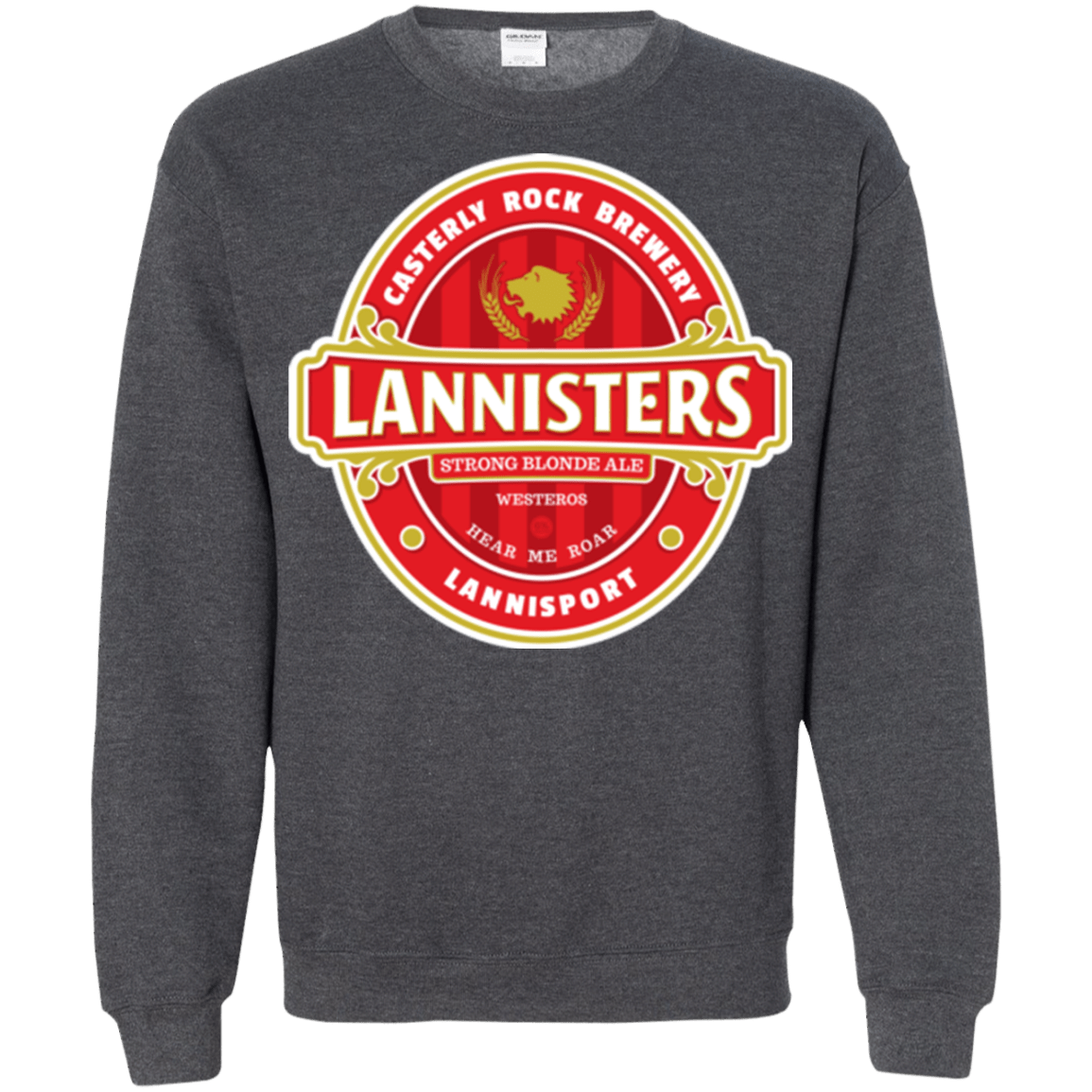 Sweatshirts Dark Heather / Small Strong Blonde Ale Crewneck Sweatshirt