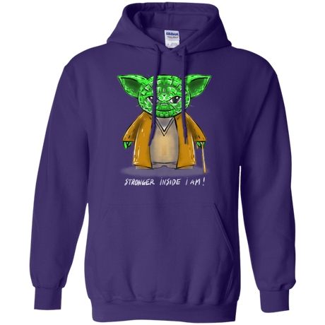 Sweatshirts Purple / S Stronger Inside Pullover Hoodie