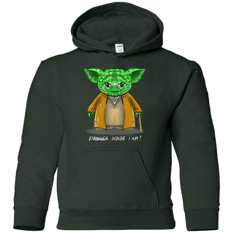 Sweatshirts Forest Green / YS Stronger Inside Youth Hoodie