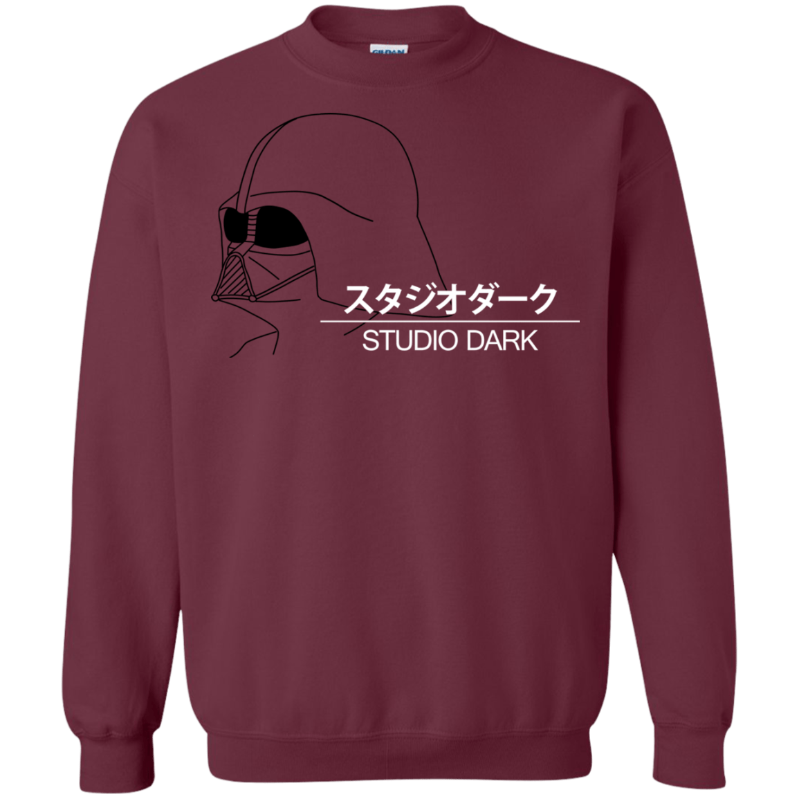 Sweatshirts Maroon / Small Studio dark Crewneck Sweatshirt