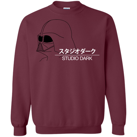 Sweatshirts Maroon / Small Studio dark Crewneck Sweatshirt
