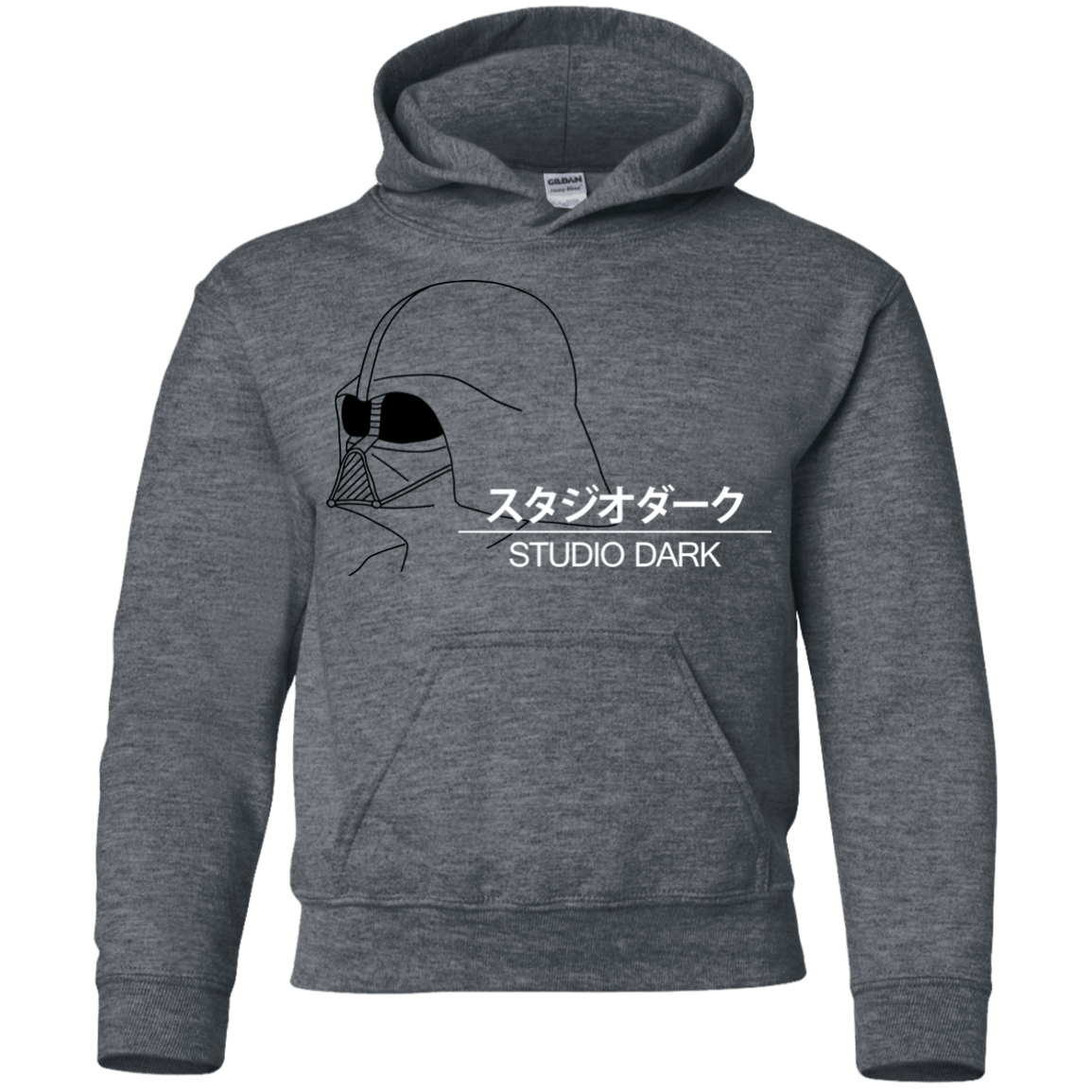 Sweatshirts Dark Heather / YS Studio dark Youth Hoodie