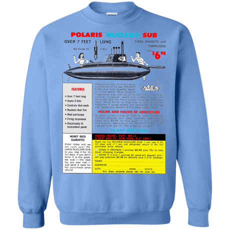 Sweatshirts Carolina Blue / Small Sub Crewneck Sweatshirt