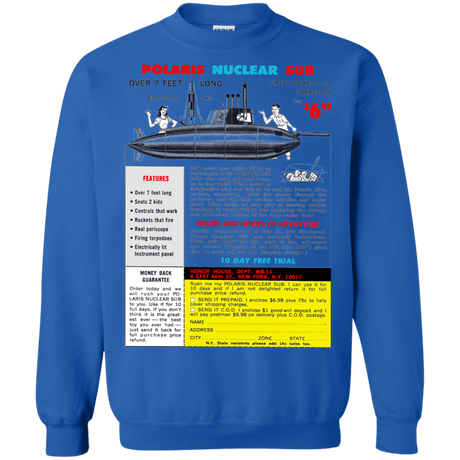 Sweatshirts Royal / Small Sub Crewneck Sweatshirt