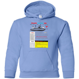 Sweatshirts Carolina Blue / YS Sub Youth Hoodie