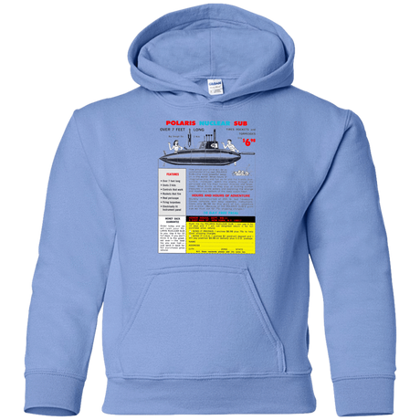 Sweatshirts Carolina Blue / YS Sub Youth Hoodie