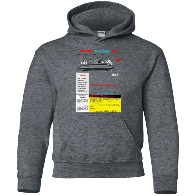 Sweatshirts Dark Heather / YS Sub Youth Hoodie