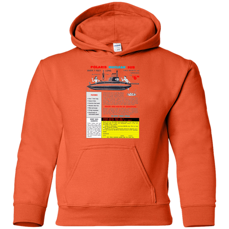 Sweatshirts Orange / YS Sub Youth Hoodie