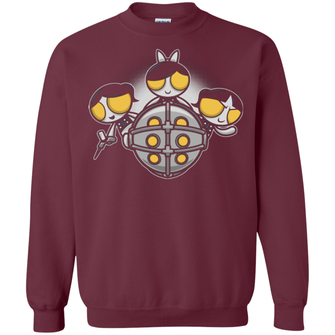 Sweatshirts Maroon / Small Sugar and Splice Crewneck Sweatshirt