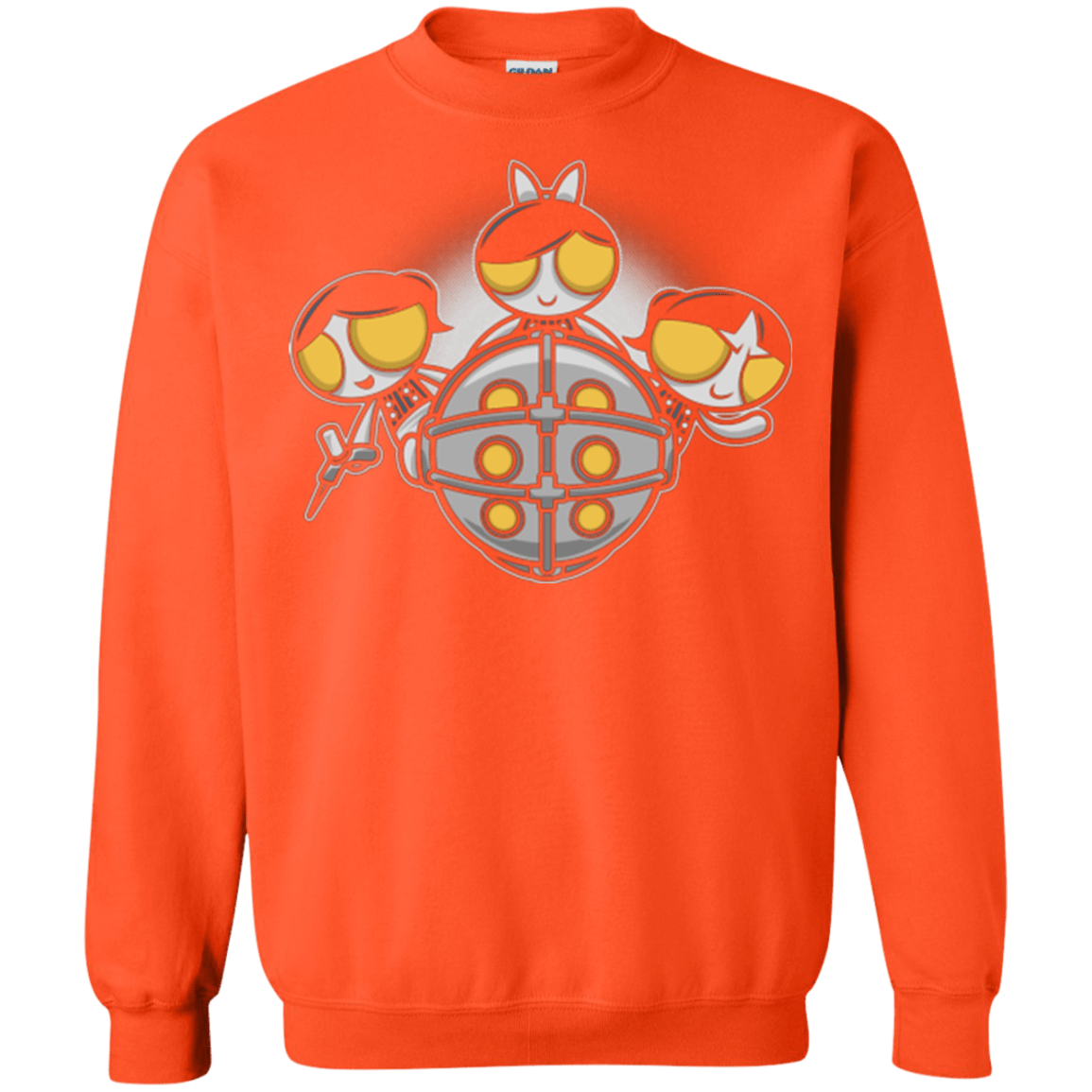 Sweatshirts Orange / Small Sugar and Splice Crewneck Sweatshirt