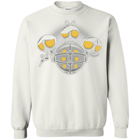 Sweatshirts White / Small Sugar and Splice Crewneck Sweatshirt