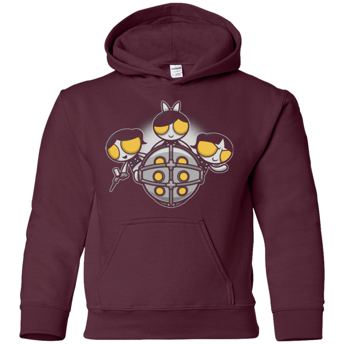 Sweatshirts Maroon / YS Sugar and Splice Youth Hoodie
