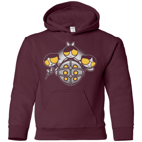 Sweatshirts Maroon / YS Sugar and Splice Youth Hoodie