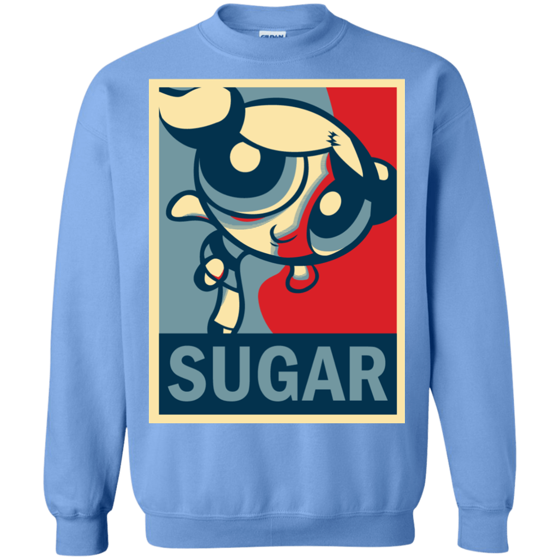 Sweatshirts Carolina Blue / S Sugar Powerpuff Crewneck Sweatshirt