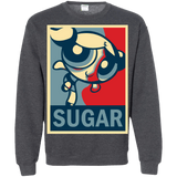 Sweatshirts Dark Heather / S Sugar Powerpuff Crewneck Sweatshirt